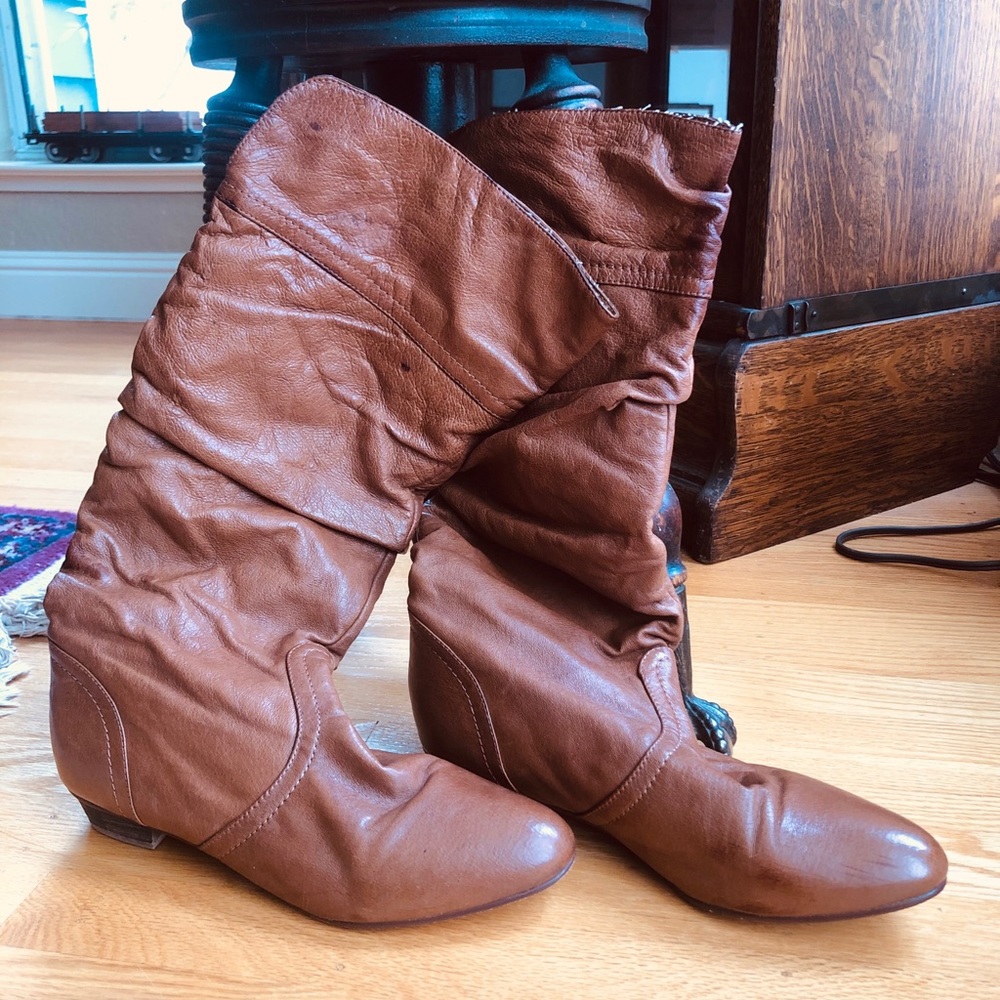 Steve Madden brown knee high boots